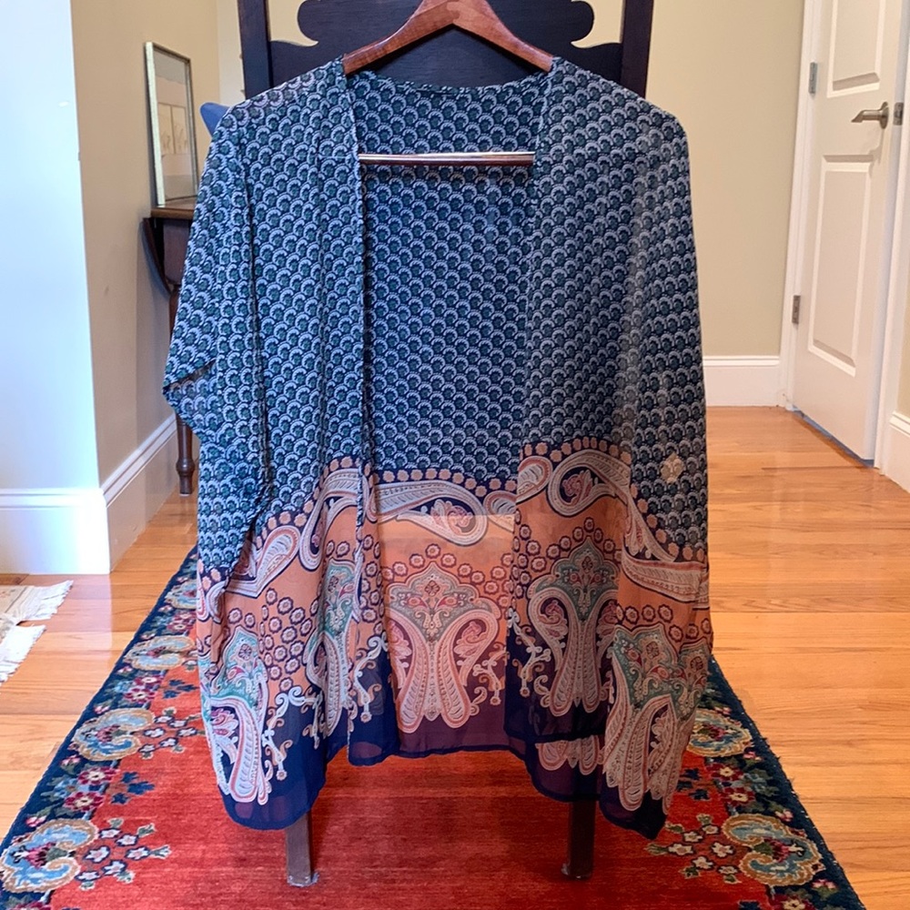 Colorful elegant coverup. One size